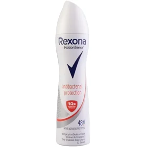 اسپری ضدتعریق زنانه آنتی باکتریال 10X رکسونا Rexona Antibacterial Protection 10X حجم 200 میل