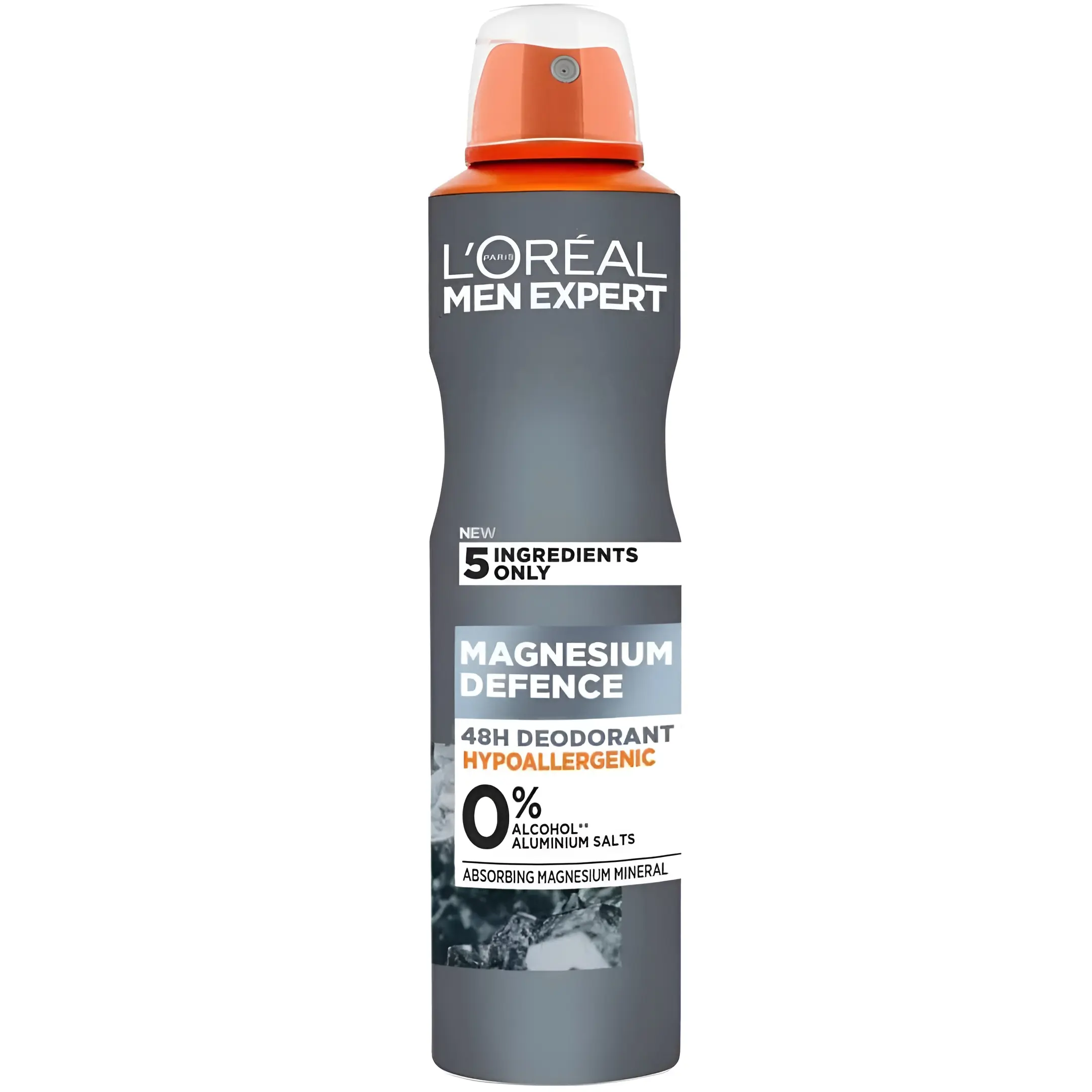 اسپری ضد تعریق مردانه لورئال L'Oréal مدل Magnesium Defence حاوی منیزیم حجم 250 میل