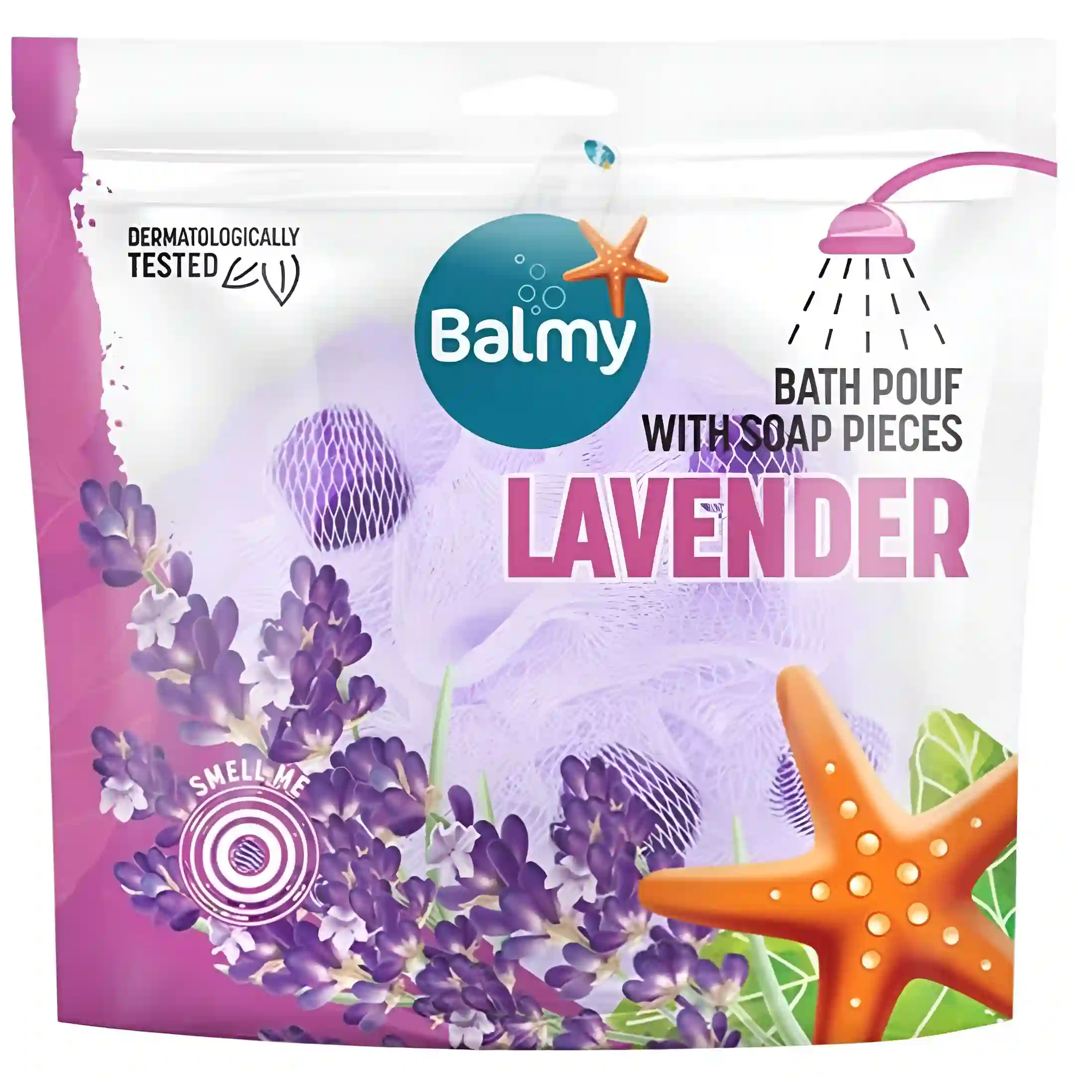 لیف و اسفنج حمام صابون دار لاوندر بالمی...