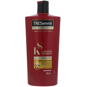 شامپو کراتینه مو ترزمه حاوی روغن مارولا TRESemme Keratin Smooth حجم 700 میل