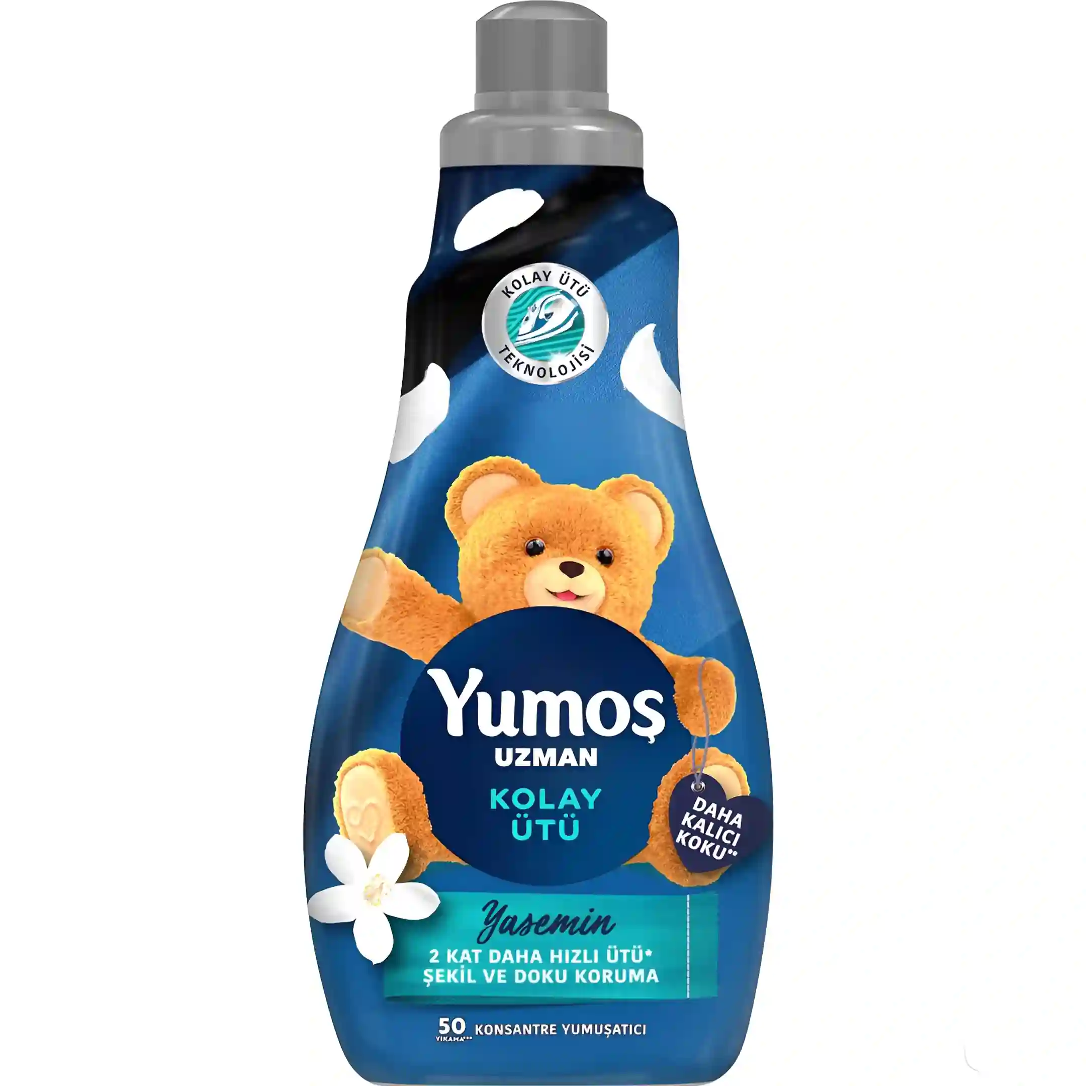 نرم کننده لباس اوزمان یوموش با عطر یاسمن Yumos Uzman Kolay Utu Yasemin حجم 1200 میل