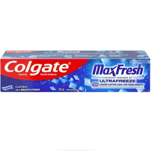 خمیر دندان سفید کننده نعنا یخ مکس فرش کلگیت Colgate Max Fresh حجم 100 میل