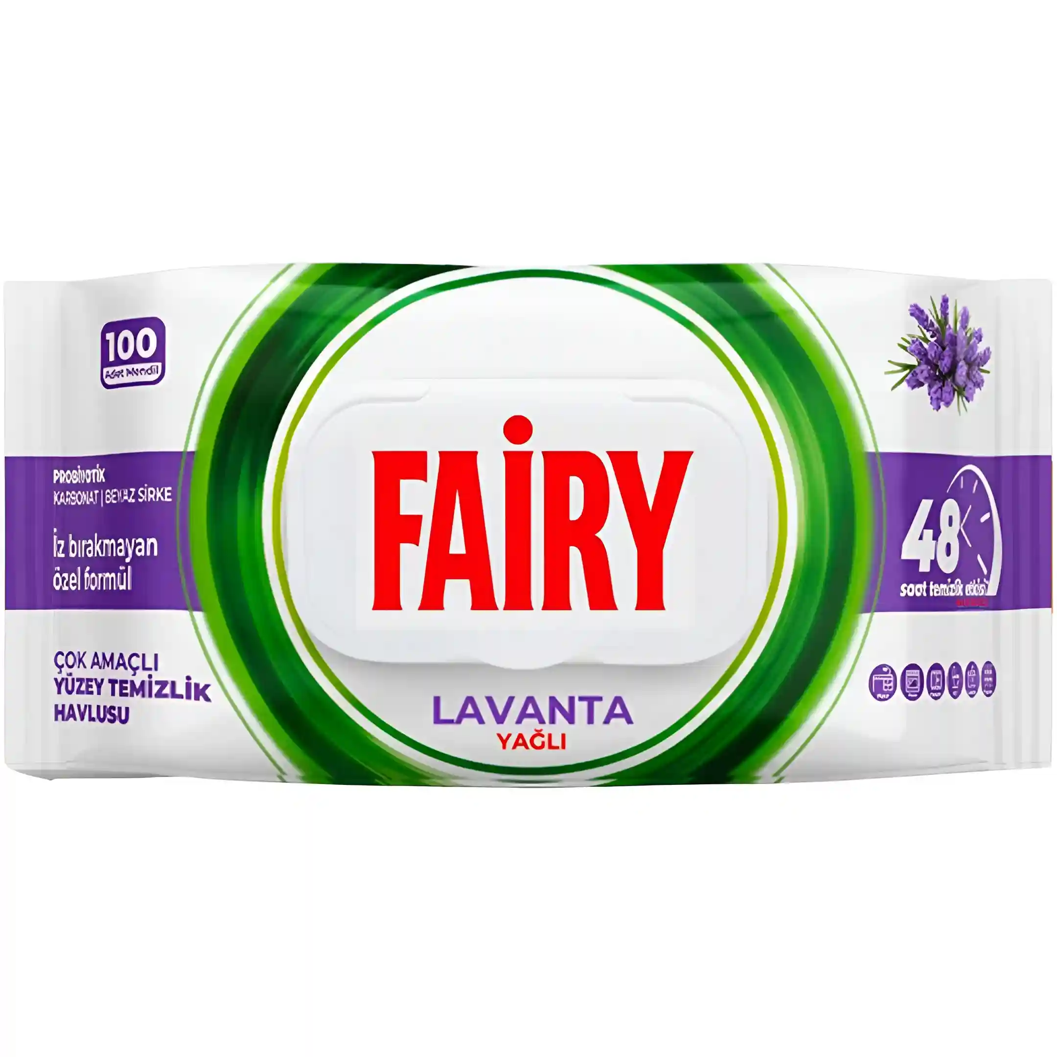 دستمال مرطوب چند منظوره سطوح فیری حاوی روغن...