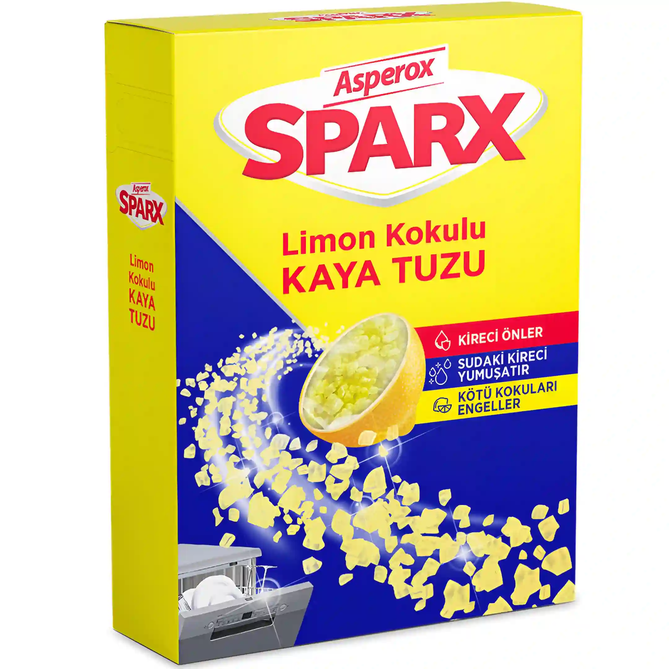 نمک ماشین ظرفشویی آسپروکس با رایحه لیمو Asperox...