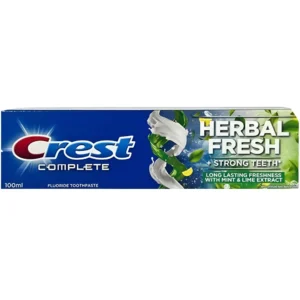 خمیر دندان سفید کننده کرست کامپلیت با عصاره لیمو و نعنا Crest Complete Herbal Fresh حجم 100 میل