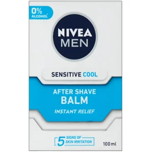 افتر شیو بالمی پوست های حساس بدون الکل نیوآ Nivea Sensitive Cool After Shave Balm حجم 100 میل