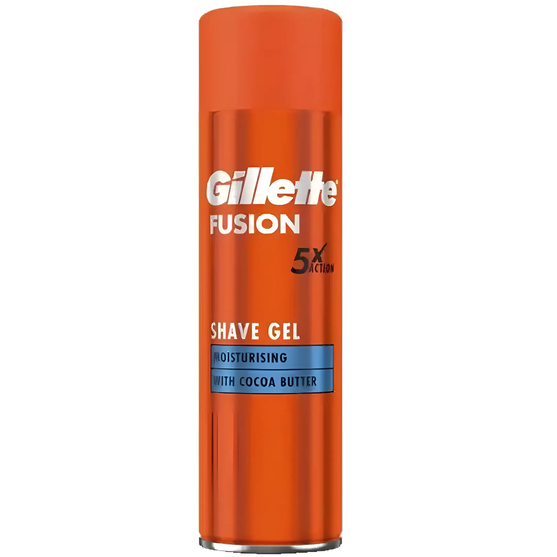 ژل اصلاح مردانه فیوژن ژیلت حاوی کره کاکائو Gillete Fusion With Cocoa Butter حجم 200 میل