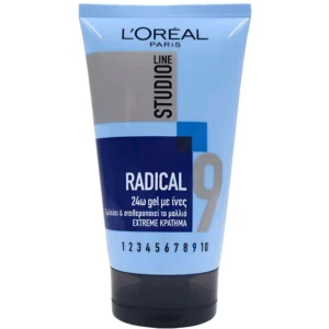 ژل مو شماره 9 لاین استودیو لورئال L'Oréal Line Studio Radical حجم 150 میل