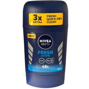 مام استیک ضدتعریق مردانه فرش اکتیو نیوآ Nivea Fresh Active حجم 50 میل