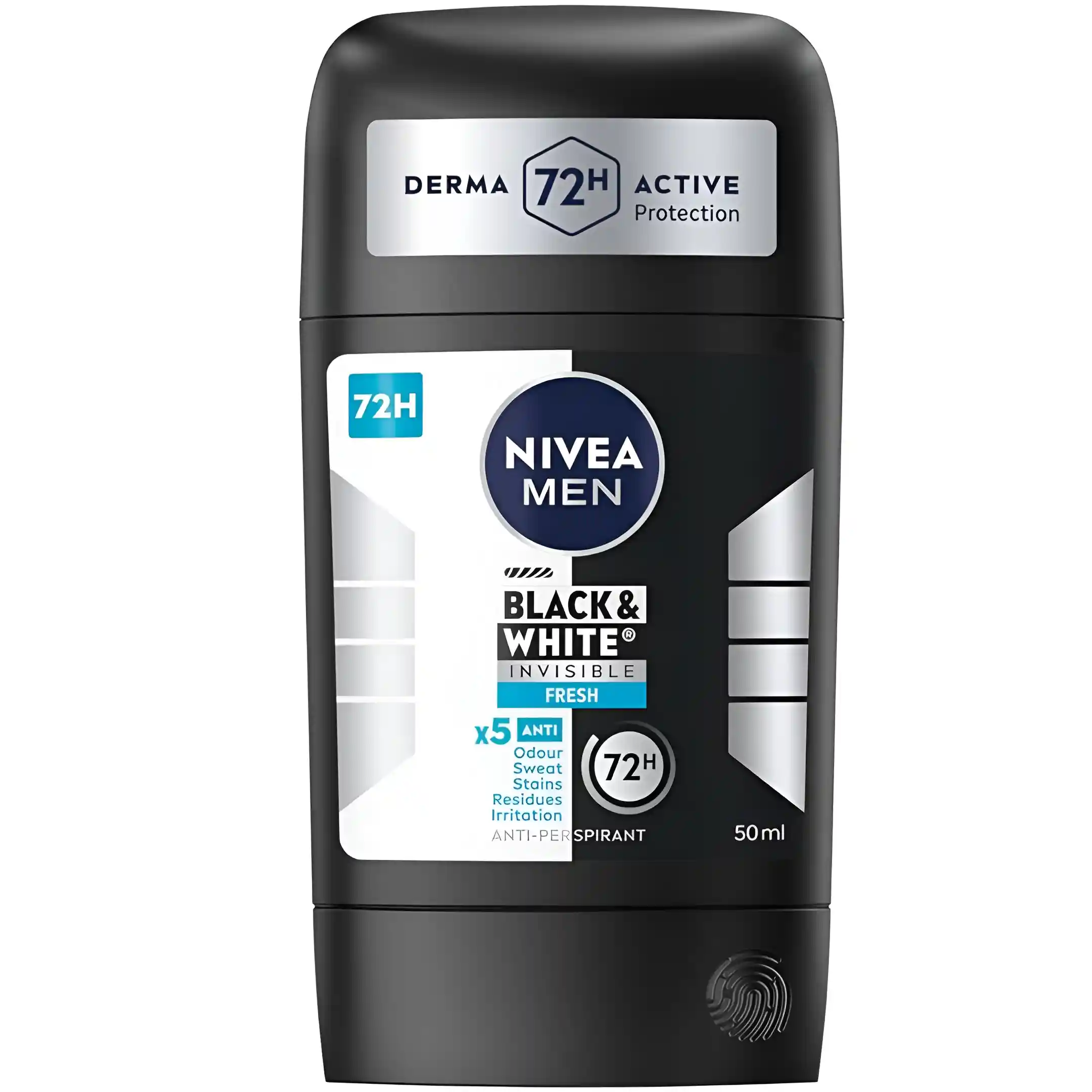 مام استیک ضدتعریق مردانه سیاه و سفید اینویزیبل...