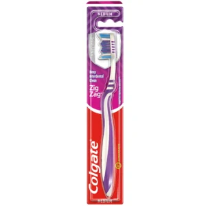 مسواک بنفش زیگ زاگ کلگیت Colgate Zig Zag Medium