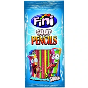 پاستیل مدادی ترش فینی Fini Sour Pencils وزن 90 گرم