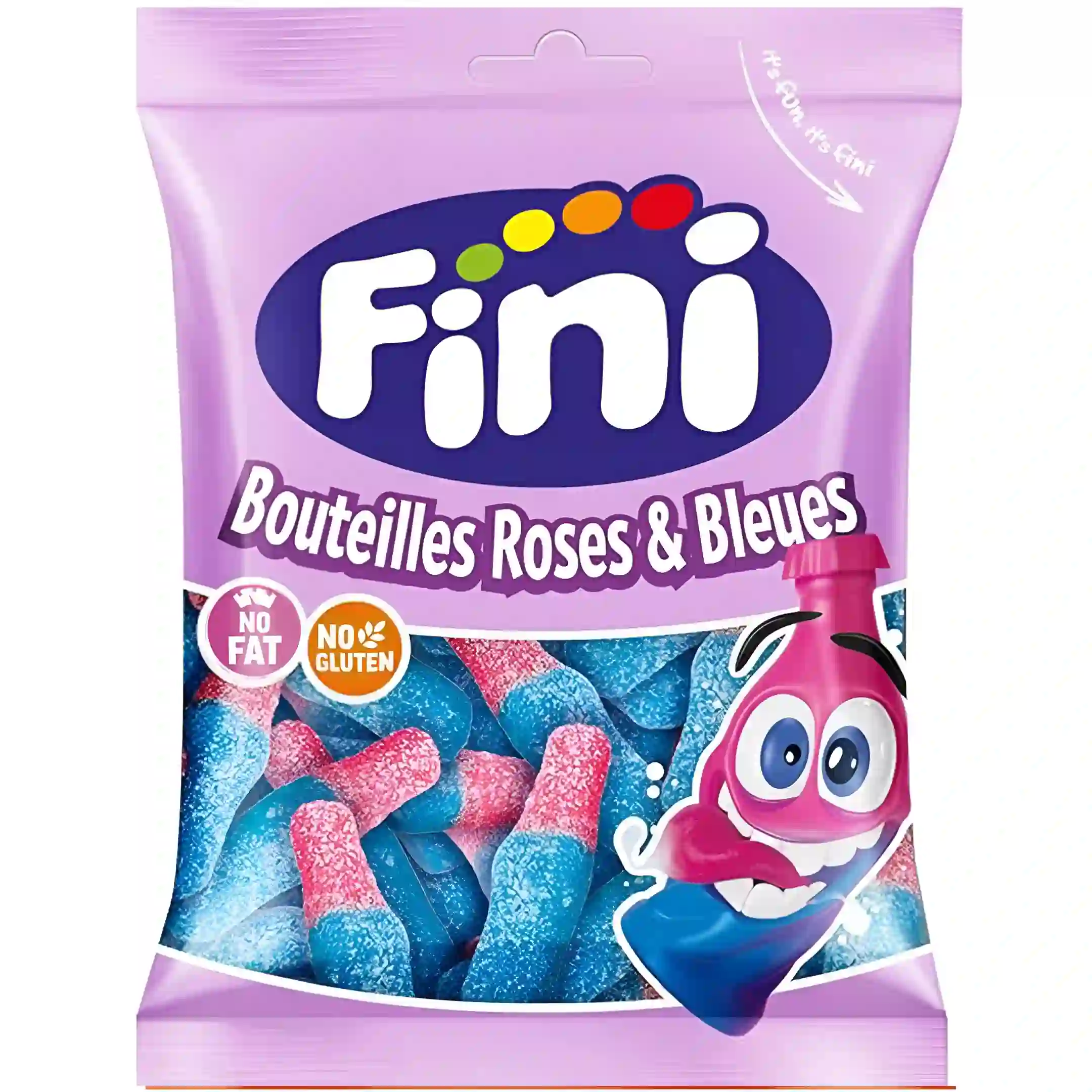 پاستیل بطری آبی صورتی فینی بدون گلوتن و...