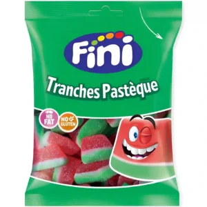 پاستیل هندوانه شکری فینی بدون گلوتن و چربی Fini Tranches Pasteque وزن 90 گرم