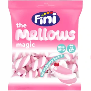 مارشمالو جادویی مغزدار فینی بدون گلوتن و چربی Fini Mellows Magic وزن 80 گرم