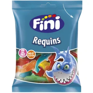 پاستیل کوسه فینی بدون گلوتن و چربی Fini Requins وزن 90 گرم