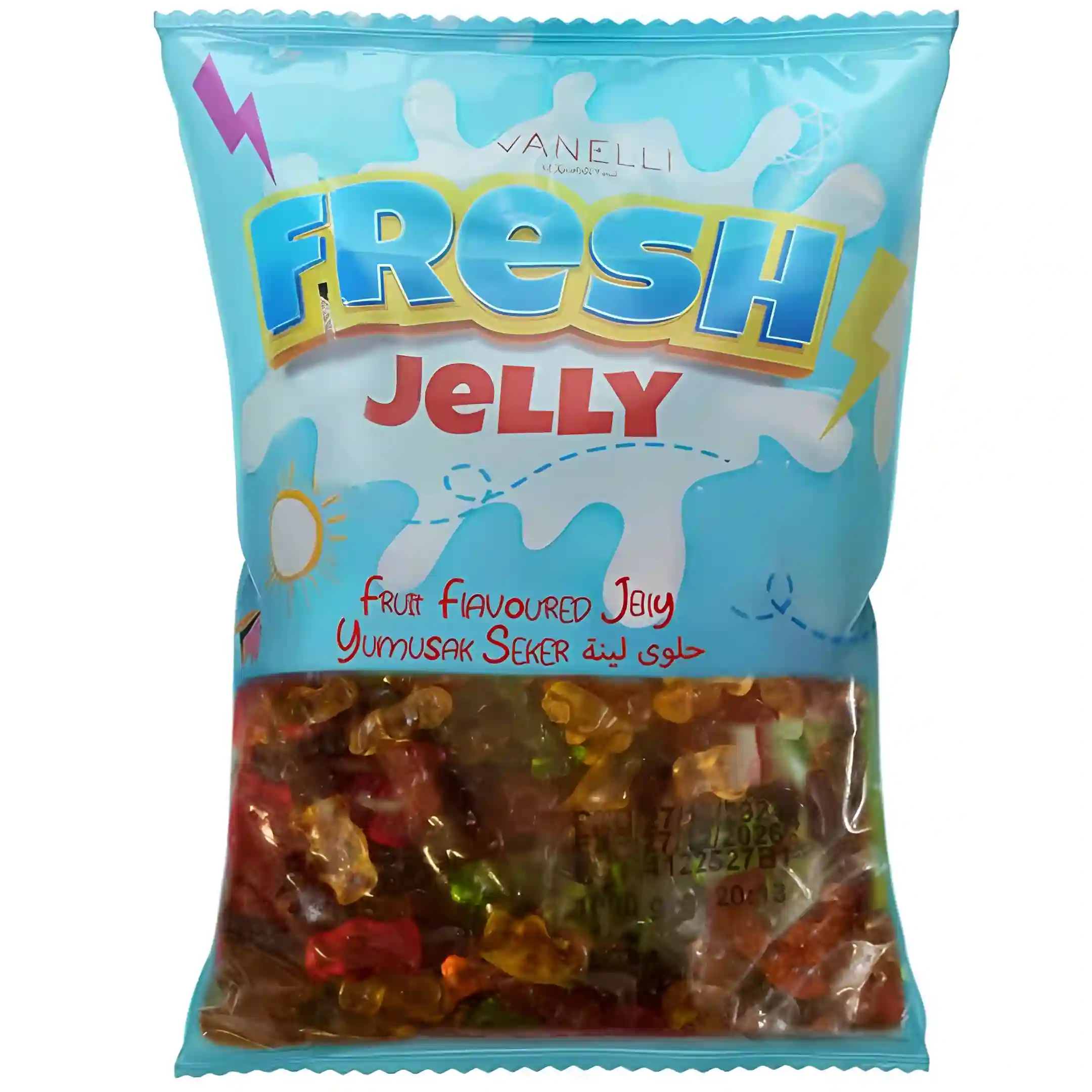 پاستیل خرس فرش Fresh Jelly بسته 1 کیلویی