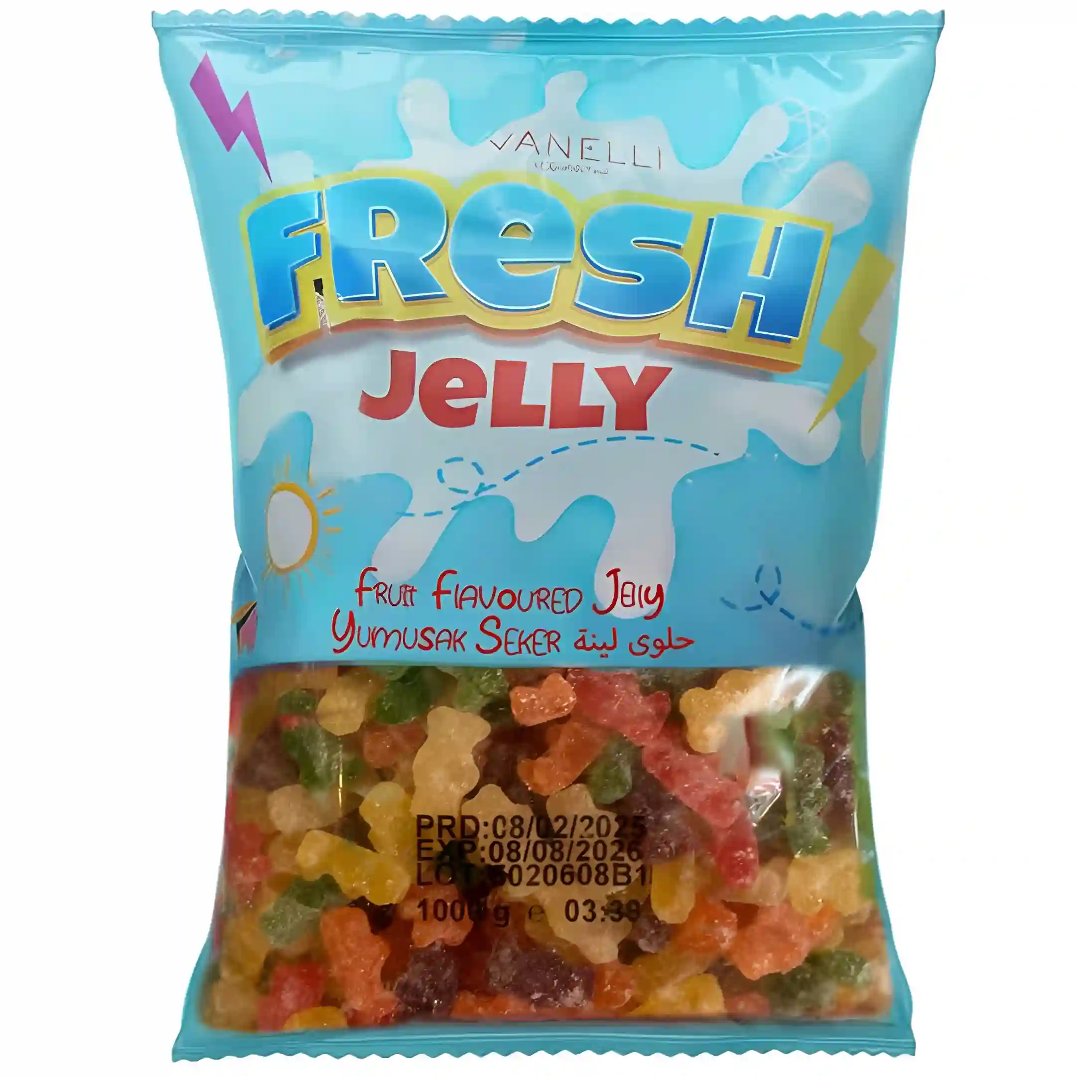 پاستیل خرس شکری فرش Fresh Jelly بسته 1...