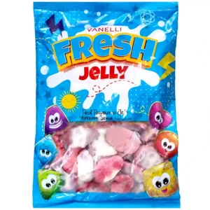 پاستیل طرح جمجمه ای فرش Fresh Jelly بسته 1 کیلویی