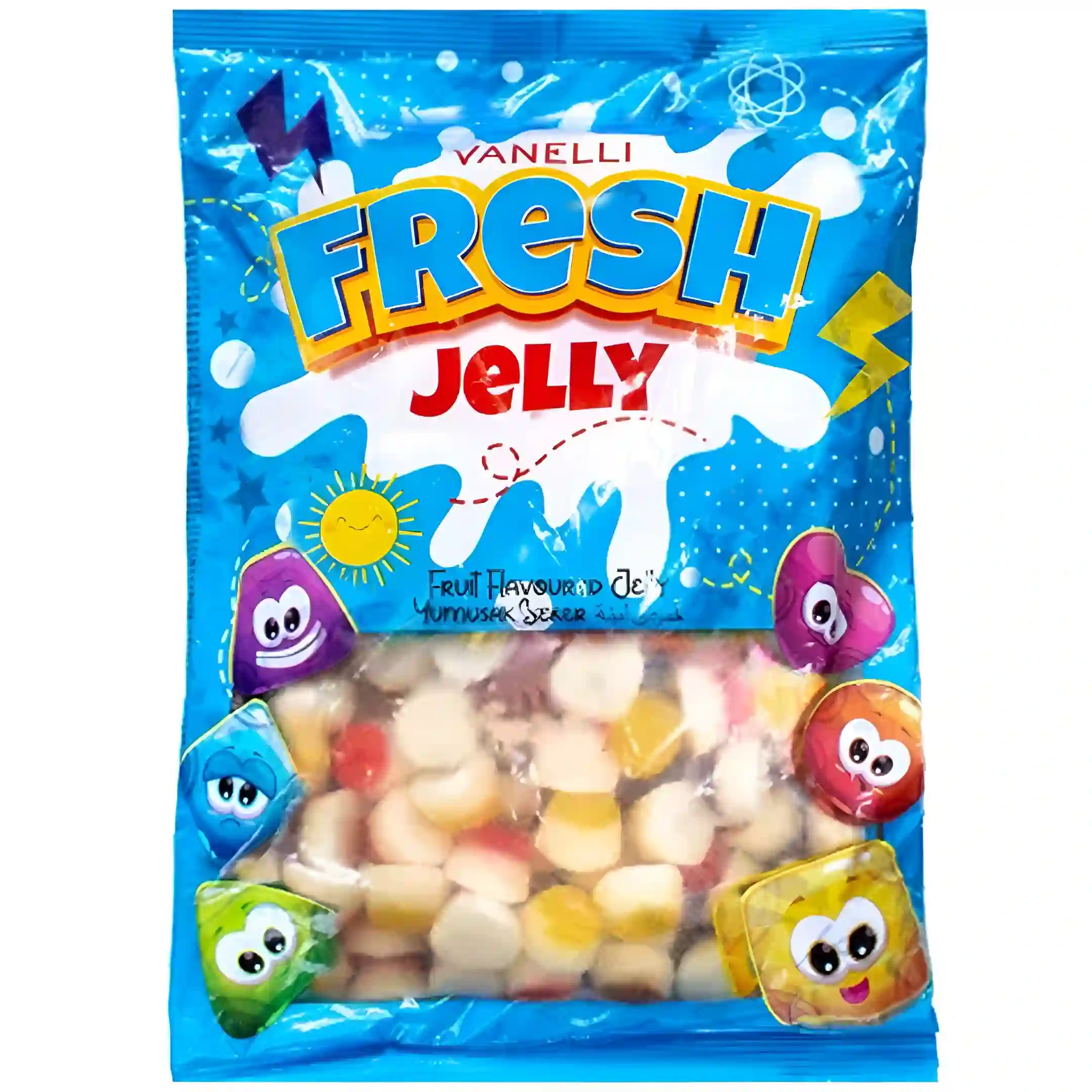 پاستیل کیک فرش Fresh Jelly بسته 1 کیلویی