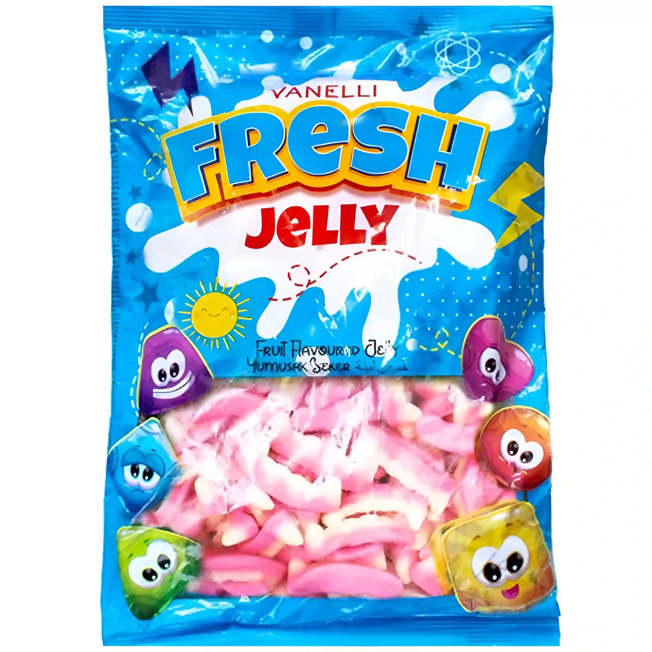 پاستیل دندان فرش Fresh Jelly بسته 1 کیلویی