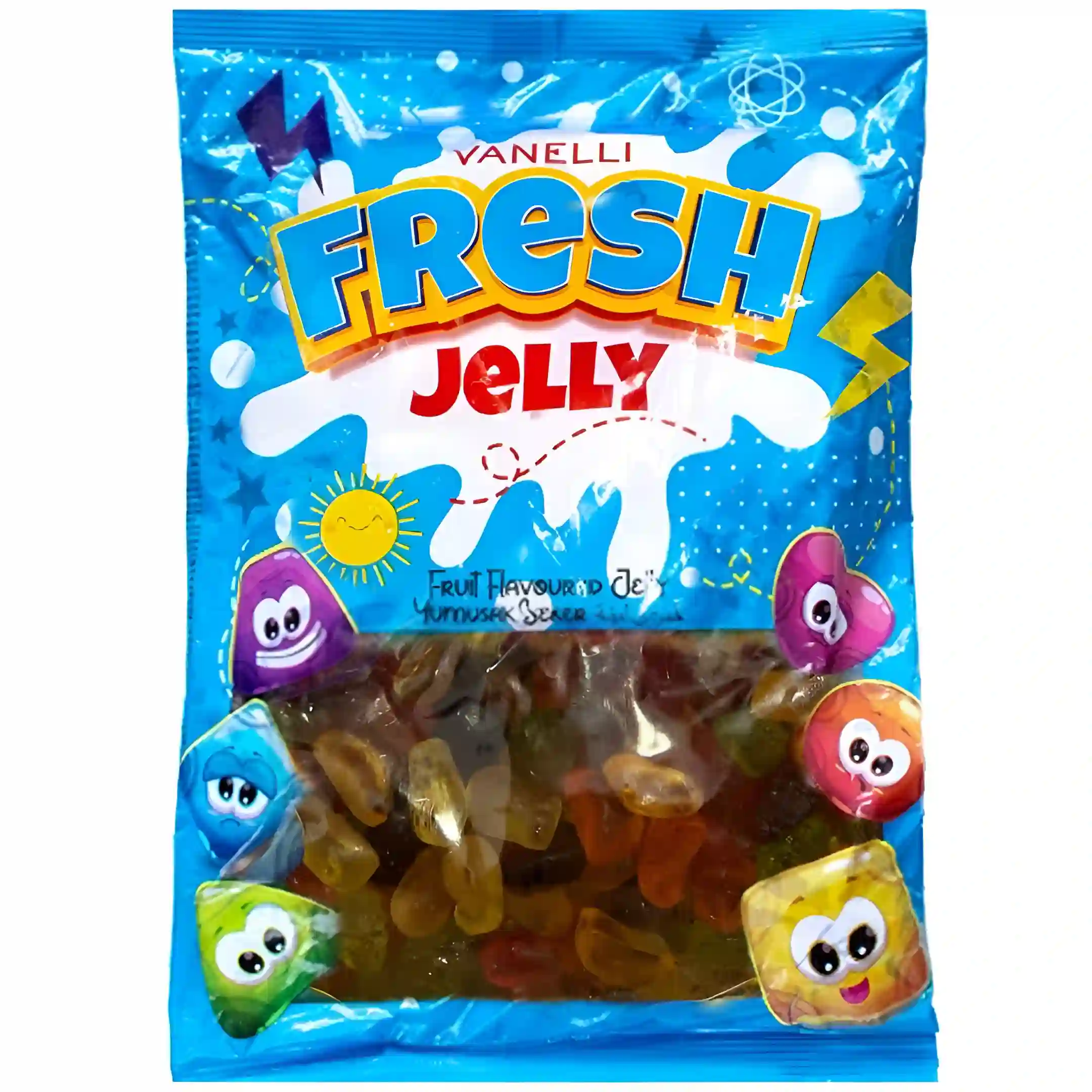 پاستیل میکس میوه ای فرش Fresh Jelly بسته...