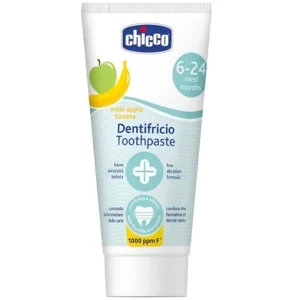 خمیر دندان کودک چیکو با طعم سیب و موز Chicco Mela-Apple Banana حجم 50 میل