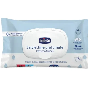 دستمال مرطوب 97% آب کودک چیکو Chicco Salviettine Profumate بسته 72 عددی
