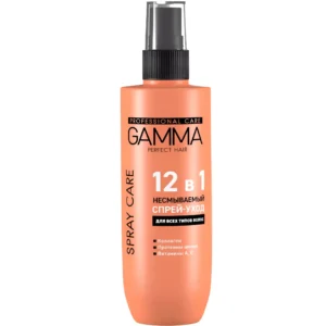 اسپری دوفاز مراقبت از مو گاما با 12 خصوصیت در یک محصول Gamma Perfect Hair