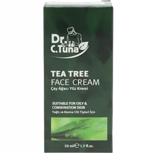 کرم آبرسان و مرطوب کننده درخت چای سبز دکتر سی تونا DR.C.TUNA Tea Tree Cream حجم 50 میل