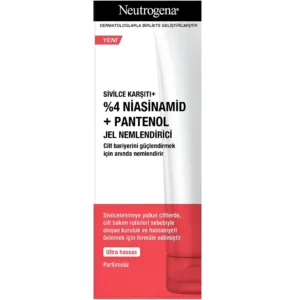 ژل آبرسان و ضدجوش نوتروژینا حاوی نیاسینامید و پانتنول Neutrogena Niasinamid + Pantenol حجم 50 میل