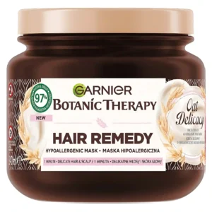 ماسک موی گارنیر حاوی خامه برنج و جو دو سر مناسب موهای حساس Garnier Botanic Therapy حجم 340 میل