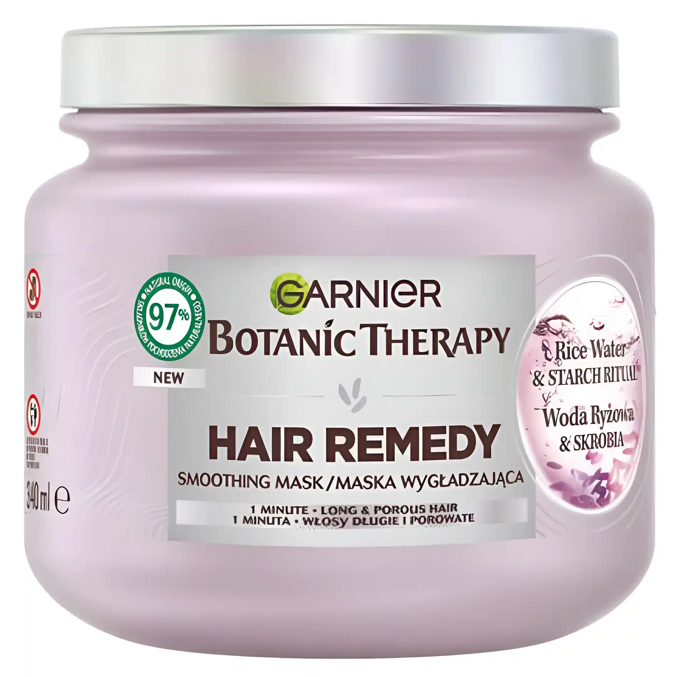 ماسک موی نرم کننده گارنیر حاوی آب برنج...