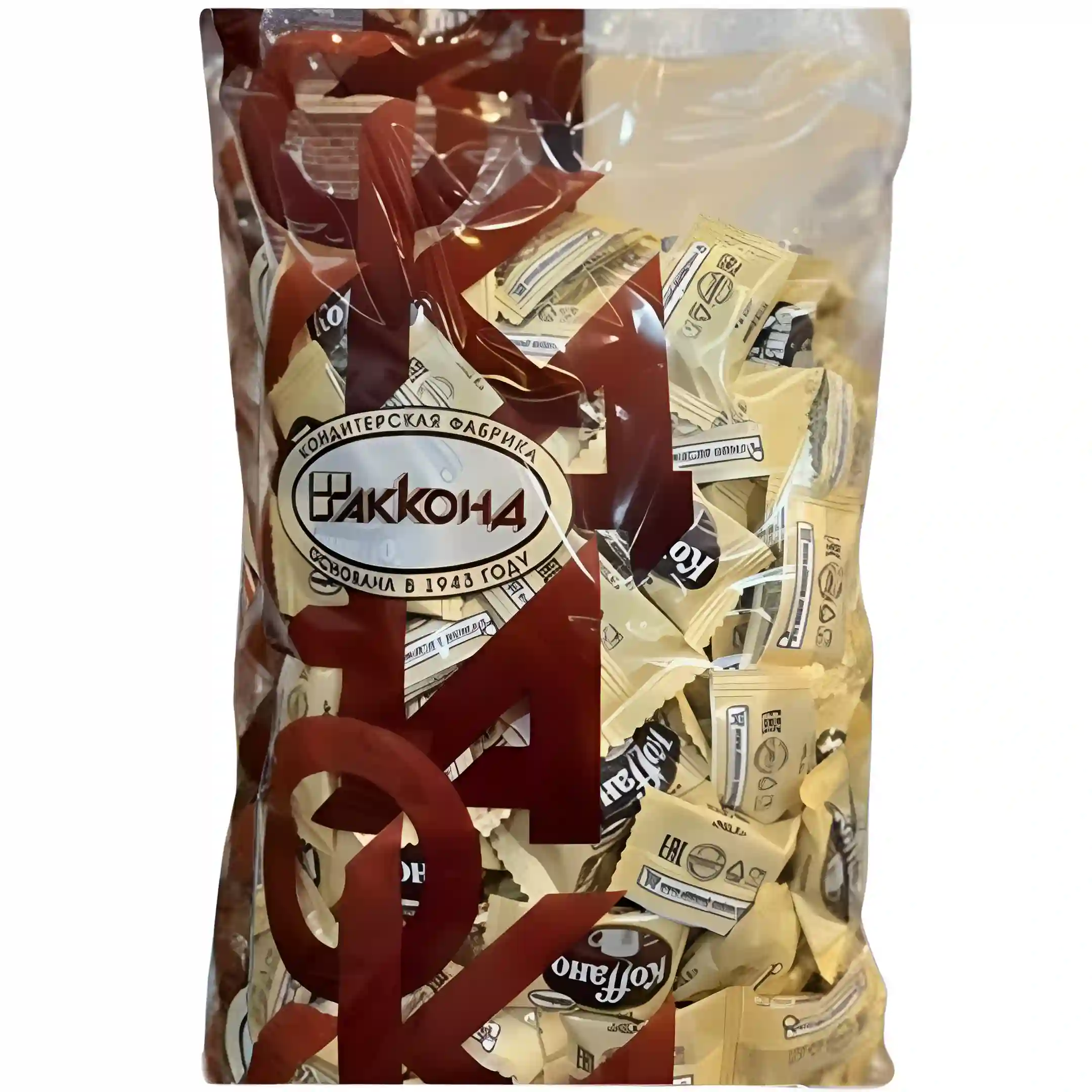 آبنبات آکوند قهوه Koffaho بسته 1 کیلویی