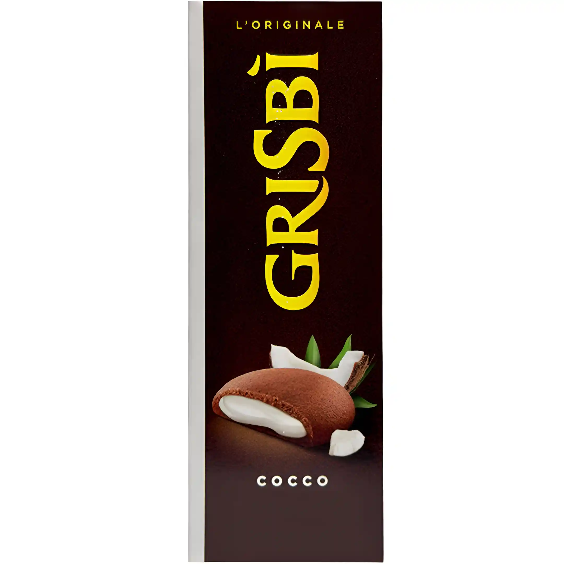 کوکی شکلاتی گریسبی ویچنزی با مغز کرم نارگیلی Grisby Cocco وزن 135 گرم