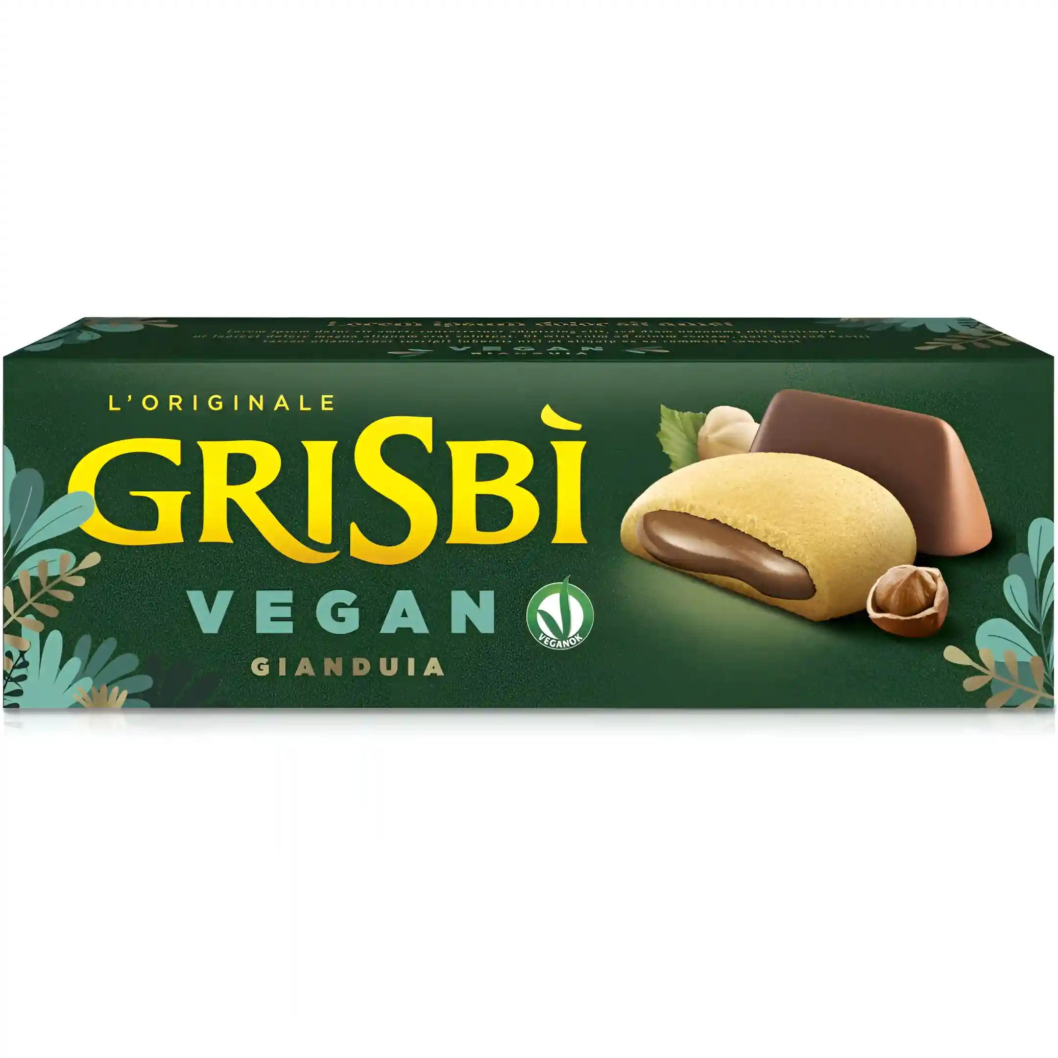 کوکی شکلاتی وگان گریسبی با مغز کرم فندقی Grisby Vegan وزن 135 گرم