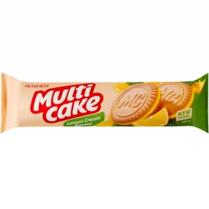 بیسکویت مولتی کیک روشن با کرم لیمویی Roshen Multi Cake Lemon Cream وزن 180 گرم