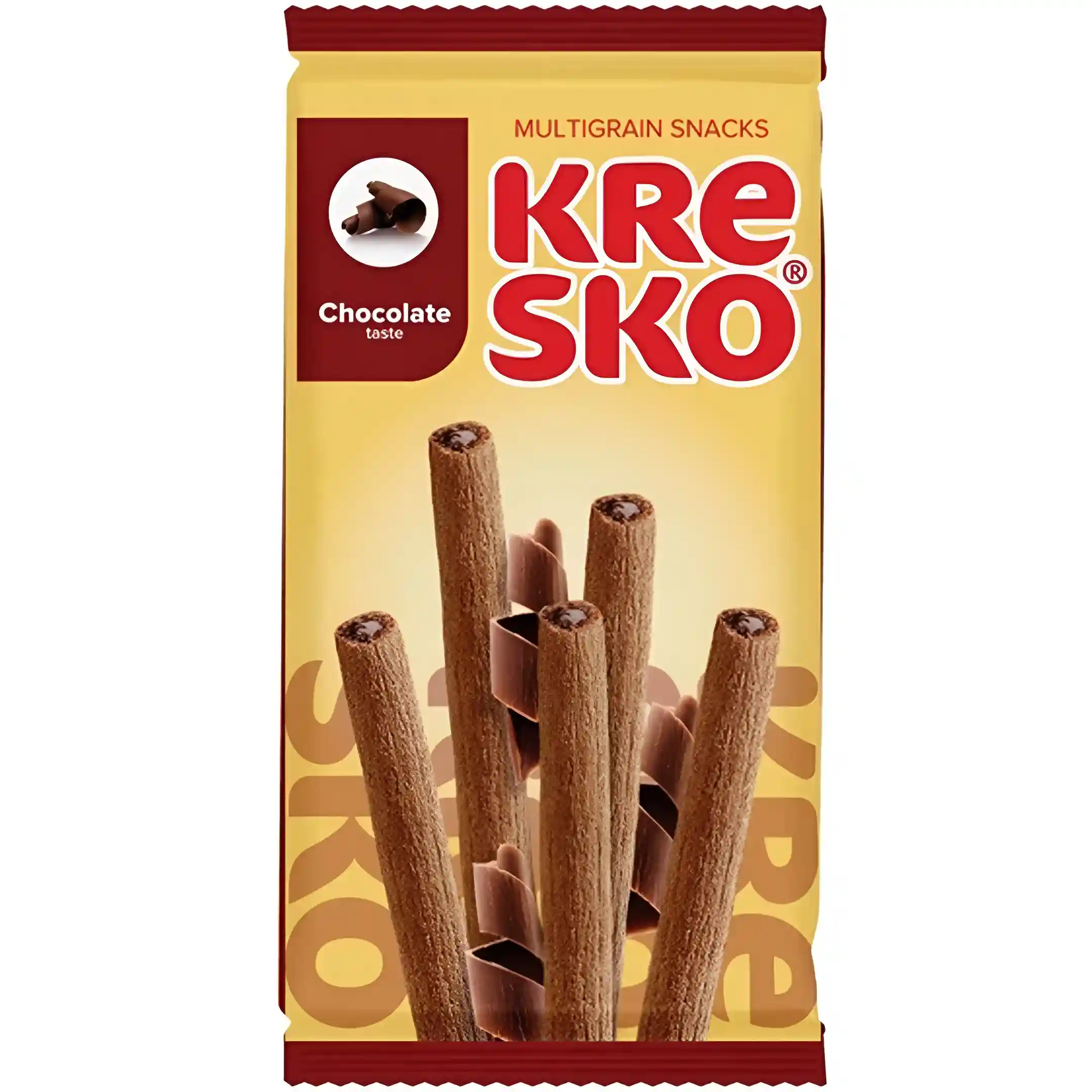 بیسکویت قلمی کرسکو شکلاتی Kresko Chocolate وزن 140 گرم