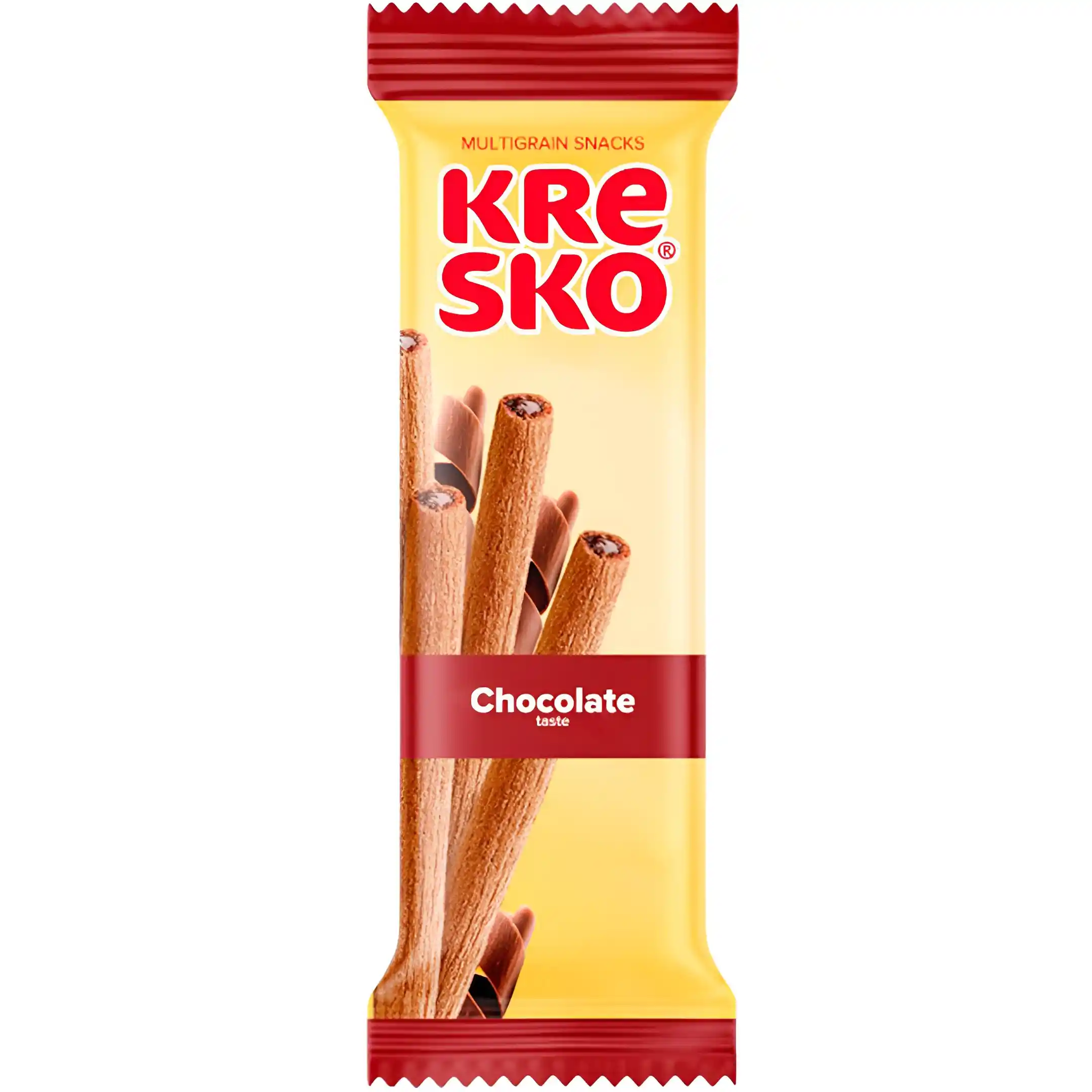 بیسکویت قلمی کرسکو شکلاتی Kresko Chocolate وزن 40 گرم بسته 32 تایی