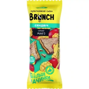 غلات بار رژیمی برانچ با مغز انبه Brunch Mango وزن 56 گرم