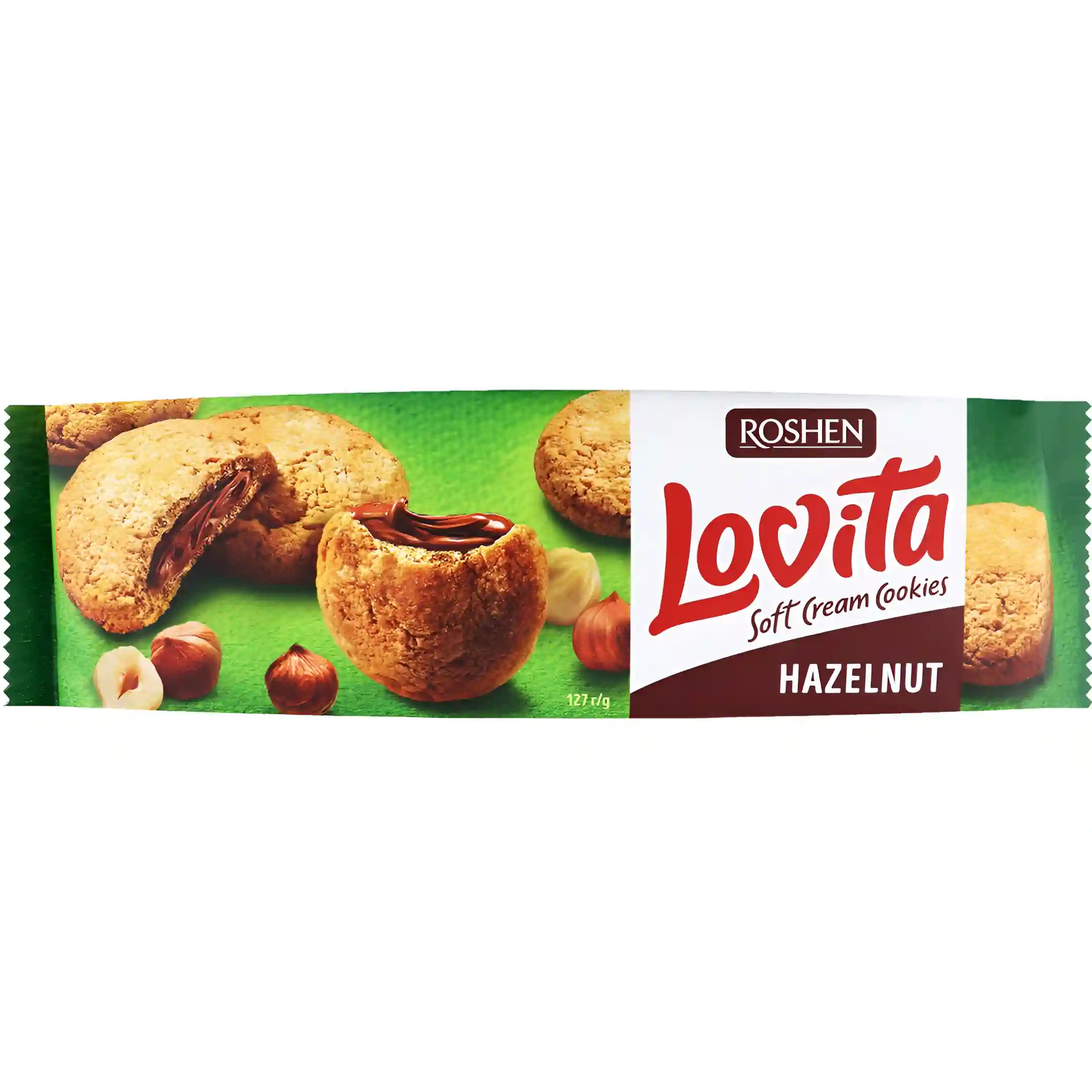 کوکی روشن لاویتا مغزدار فندقی Roshen Lovita Hazelnut...