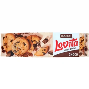 کوکی روشن لاویتا حاوی تکه های شکلات Roshen Lovita Choco وزن 150 گرم