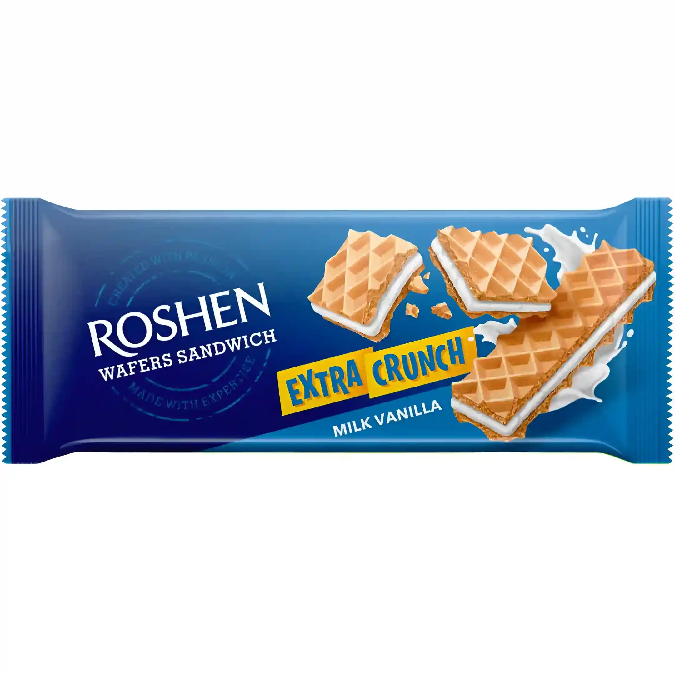 ویفر روشن اکسترا کرانچ وانیل شیری Roshen Milk...