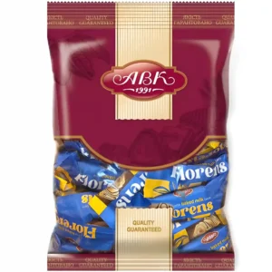شکلات فلورنس ای بی کی با طعم شیر برشته ABK Florens With Baked Milk Taste بسته 1 کیلویی