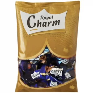 شکلات ویفر هرمی واپم ای بی کی با مغز کرم شیری ABK Wapm Royal Charm بسته 1 کیلویی