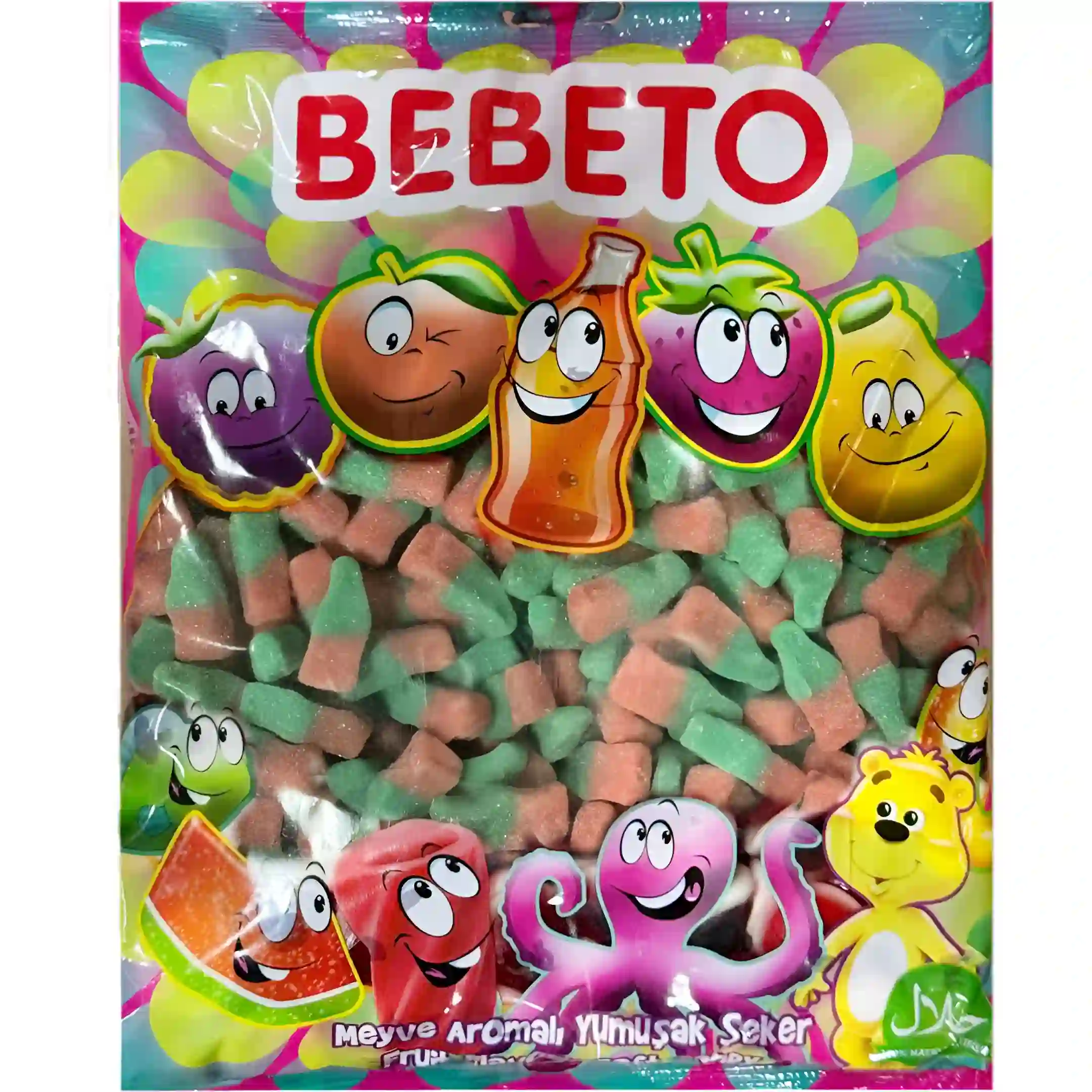 پاستیل ببتو مدل نوشابه هندوانه ای Bebeto بسته...