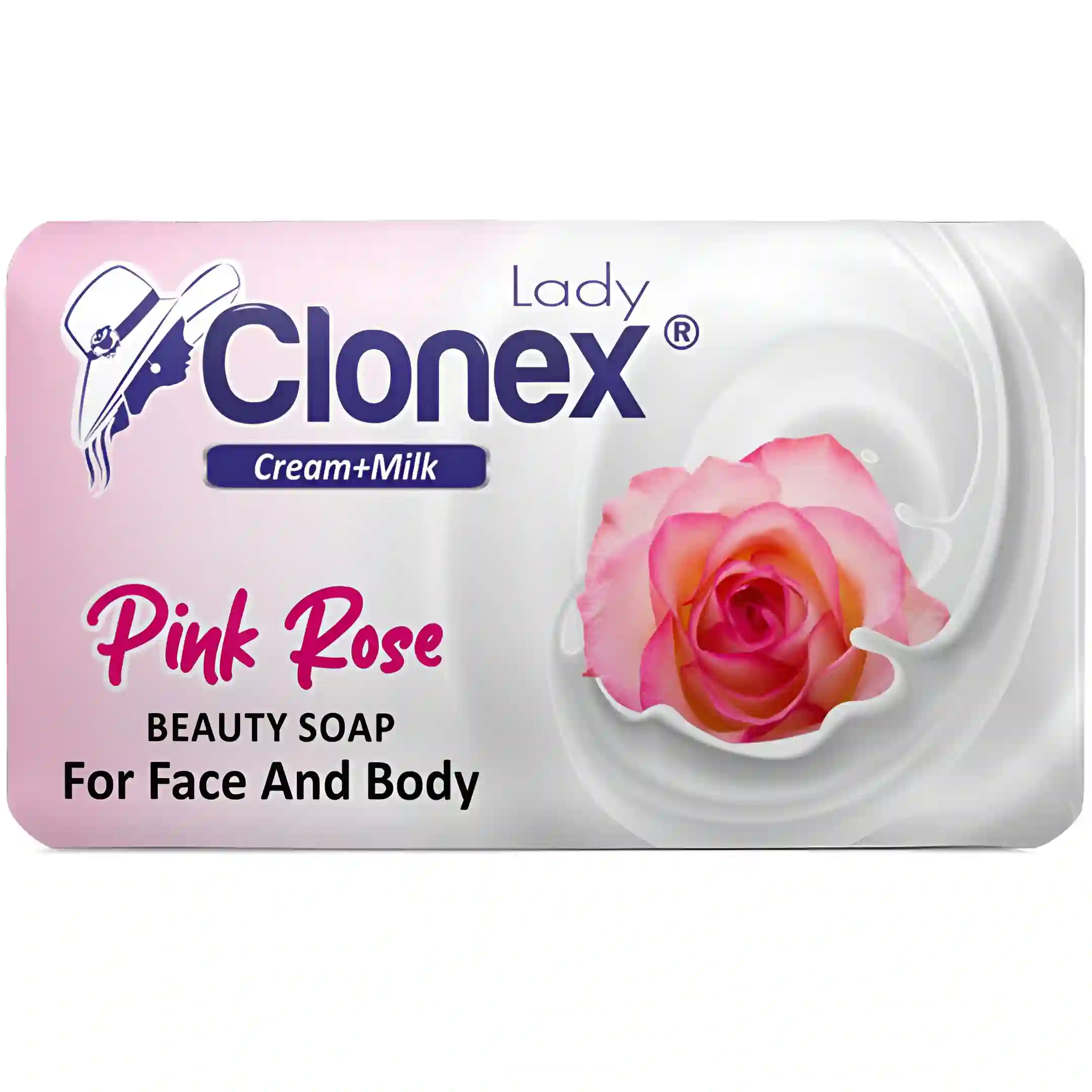 صابون کلونکس با رایحه رز صورتی Clonex Pink Rose وزن 125 گرم