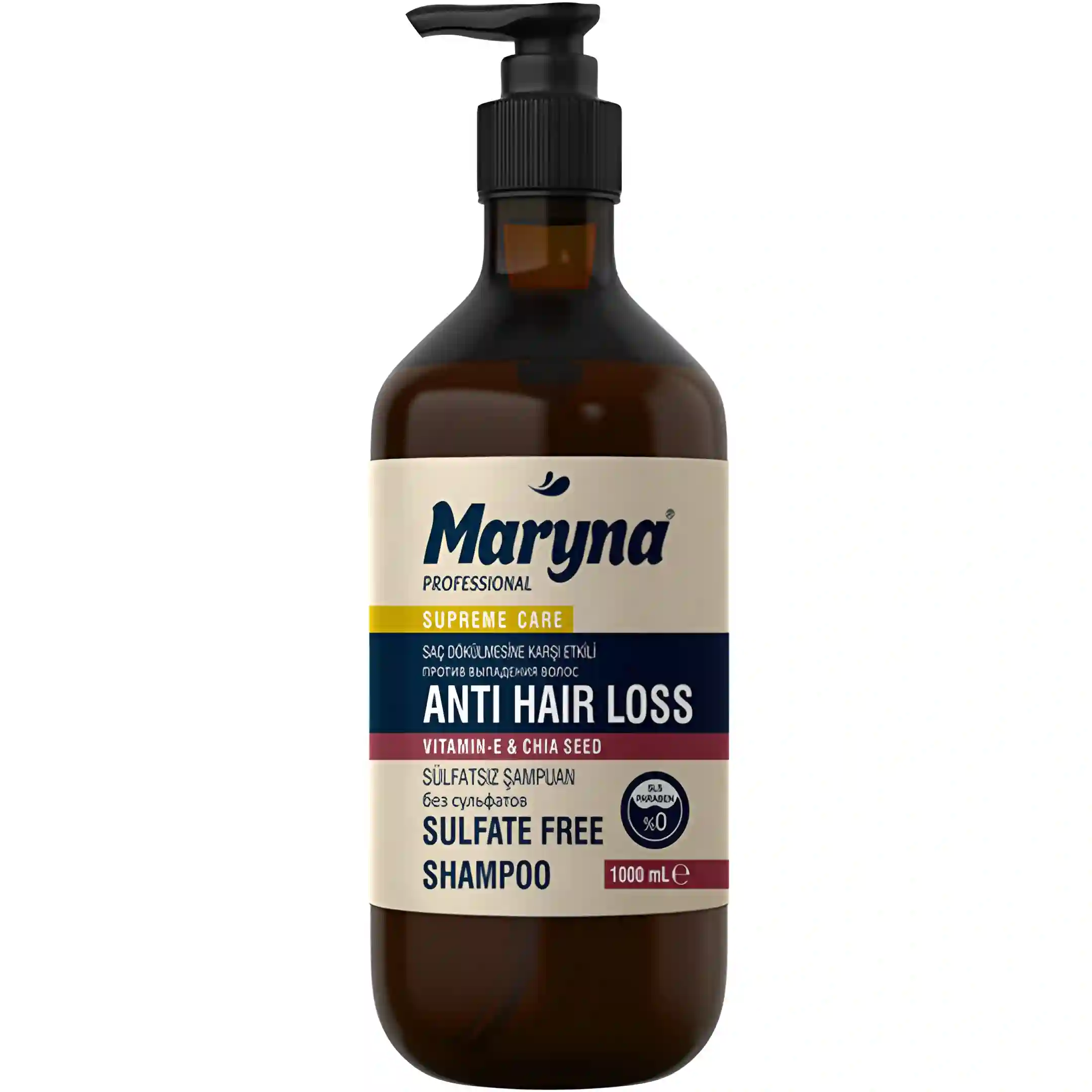 شامپو ضد ریزش مو بدون سولفات مارینا Maryna...