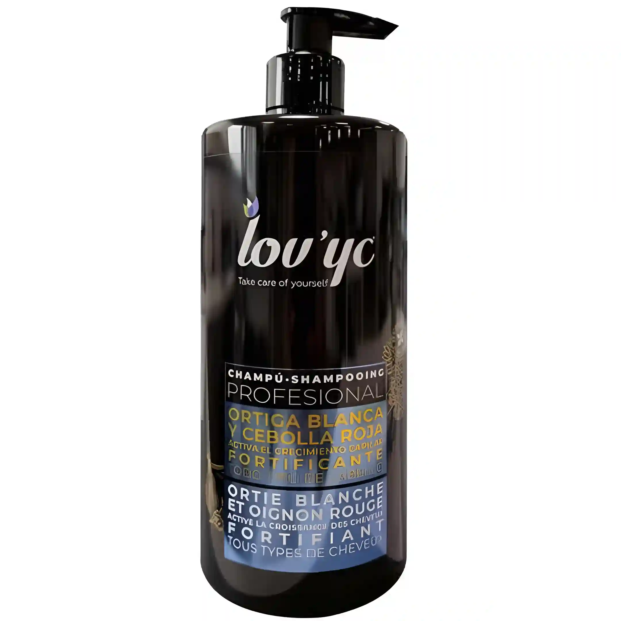 شامپو مو پیاز قرمز و گزنه سفید لاویک lov'yc حجم 750 میل