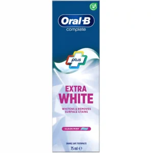 خمیردندان سفیدکننده اورال بی Oral-B Plus Extra White حجم 75 میل